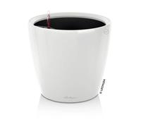 Jardiniere - Classico premium LS 28 - Kit completo - Bianco lucido - 7 L - LECHUZA