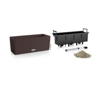 Jardiniere - Cottage Balconera 50 - Kit completo - Moka - 8 L - LECHUZA