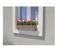 Jardiniere - Cottage Balconera 80 - Kit completo - Marrone sabbia - 12 L - LECHUZA