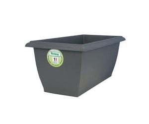 Jardinière Rectangolare Riviera Evolution Grigia 80x40x32 cm 64 L