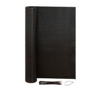 Jardinion Stuoia di schermatura in Rattan 1 x 5m Marrone Scuro, Adatta Come Schermo per la Privacy di Patio, Giardino e Balcone, Incluse Fascette per Cavi