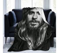 Jared Leto Super morbido e confortevole flanella tiro s campeggio spiaggia s per decorazione camera da letto soggiorno 200 cm x 150 cm