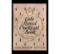 Jared McDaniel Brown Cafe Royal Cocktail Book (Copertina rigida)