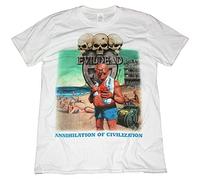 jargon Evildead Annihilation of Civilization Thrash Nuclear Assault White T-Shirt White XXL