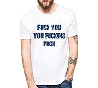 jargon Shameless TV Series Lip Gallagher T-Shirt Mens Round Neck Short Sleeves Casual T-Shirt White M