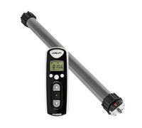 jarolift 1x Motore radio elettronico per tapparelle TDEF 30 Nm/13 giri incluso Telecomando radio a 4 canali con Timer integrato TDRCT 04