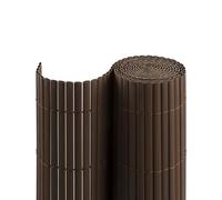 jarolift Canniccio PVC Recinzione Frangivista, Protezione Paravista, Resistente ai Raggi UV Resistente, Impermeabile, Protettivo Frangivento per Giardino, Balcone, Terrazza, 160 x 400 cm, Marrone