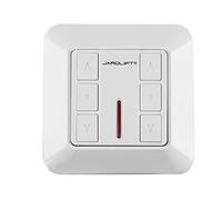 jarolift Trasmettitore Radio da Parete a 2 Canali TDRC 02W, per Motori Radio TDEF e Motori Tubolari con Ricevitore Radio jarolift, 433,92 MHz