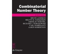 Jaroslav Nešetril Combinatorial Number Theory (Copertina rigida)