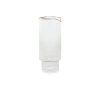 JARRA CRISTAL 9,4X9,4X23 1L RAYADO TRANSPARENTE