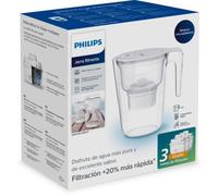 Jarra filtrante Philips AWP2933WHT3 Microclean X 3 cartucce display ergonomica