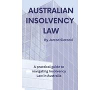 Jarrod Sierocki Australian Insolvency Law (Tascabile)