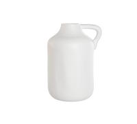 JARRON GRES 35X35X50 ASA ARTESANAL BLANCO