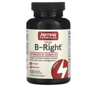 Jarrow B-Right, complesso di coenzima B, 100 capsule vegetali