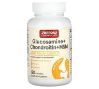 Jarrow Formulas Glucosamina + MSM e Vitamina C, 120 capsule