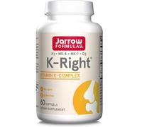 Jarrow Formulas, K-Right, complesso vitaminico K con vitamina D, 60 capsule m...