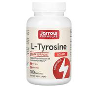 Jarrow Formulas, L-tirosina, 500 mg, 100 capsule - spedizione lampo