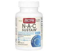 Jarrow Formulas, NAC N-Acetil-L-Cisteina Sustain, 600 mg, 60 compresse