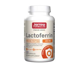 Jarrow Lactoferrin (lattoferrina), 250 mg, 30 capsule softgel