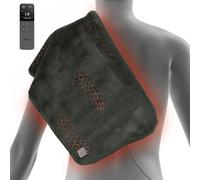 Jartoo Cuscinetto termico Nano per alleviare il dolore, cuscino elettrico a infrarossi lontani per coliche mestruali sulla schiena e sul collo, lavabile, 12 V, sicuro ed ecologico, telecomando