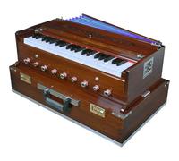 JAS Super Deluxe Harmonium, ance in ottone, portatile, qualità professionale, armonia indiana, 3 ½ ottave