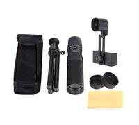 Jasaly 10-300X Zoom HD Binocolo Portatile Forte Lungo Raggio Professionale Spyglass Telescopio Monoculare Bassa Visione Notturna Nero