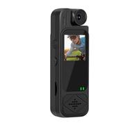 Jasaly 1080P HD Mini Camera Registratore Video Digitale Portatile con Visione Notturna Infrarossi e Corpo Compatto, Videocamera DV Camcorder