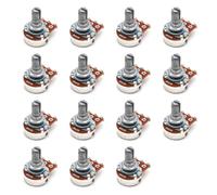 Jasaly 15 Pezzi di Tipo B (Volume) Accessori per Chitarra 18 mm Chitarra Elettrica Piccolo Potenziometro Manopola del Volume Modulazione Interruttore Maniglia, A
