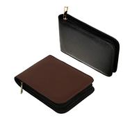 Jasaly 2 pezzi Astuccio portapenne per scuola astuccio in pelle per 12 penne K20 - nero e , e nero