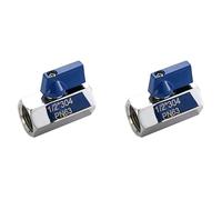 Jasaly 2X 1/2 Pollice 304 In Acciaio Mini Valvola A Sfera Femmina da Femmina NPT Compressore D'aria Valvole Acqua Gas Olio Valvola di Spegnimento