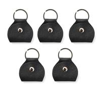 Jasaly 5 x porta plettro per chitarra, per plettro, regalo per chitarristi, colore nero