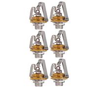 Jasaly 6 prese jack stereo da 6,35 mm per chitarra elettrica, basso, pickup per chitarra, parti di chitarra