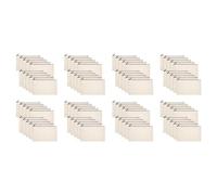 Jasaly 80 pezzi vuoti fai da te in tela per penne e trucchi - astuccio in tela di cotone borsa per cosmetici borsa da viaggio, crema., Taglia