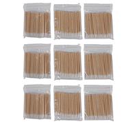 Jasaly 900Pcs Cosmetici Trucco Permanente Assistenza Sanitaria Orecchio Gioielli Pulizia Stick Bud Punta Kapok Testa Tampone di Cotone