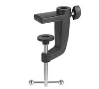 Jasaly Accessori del supporto a sbalzo del microfono, clip di base di alluminio ispessita