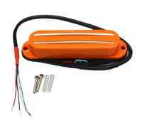 Jasaly Adatto per pickup per chitarra elettrica, humbucker per chitarra elettrica a sei corde e pickup a a doppia rotaia, arancione