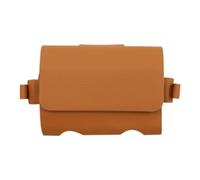 Jasaly Borsa portatile per palline da golf, in pelle PU, per 2 palline da golf e 4 tee da golf,