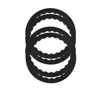 Jasaly Confezione da 4 anelli protettivi per gambe per sgabelli da bar, in silicone, antiscivolo, per gambe delle sedie, per base di sedie da 40,6 a 45,7 cm