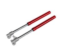 Jasaly Forcella anteriore invertita per assorbimento degli urti per mini moto da 47 cc e 49 cc, accessorio per motocross, rosso