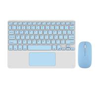 Jasaly Kit Combinato Tastiera Bluetooth e con Touchpad da 10 Pollici per Telefoni Cellulari e Tablet Durevole