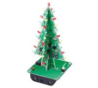 Jasaly Kit di Circuiti A LED per Albero di Natale Fai-da-Te con Luci Lampeggianti per Un Divertimento Elettronico Festivo.