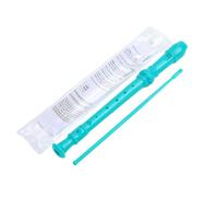 Jasaly Kit Registratore Soprano Green-8 Fori con di Pulizia, Kit Registratore Chiave C In Stile Tedesco per Bambini, Studenti Principianti