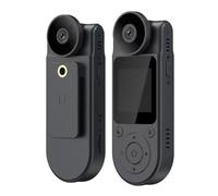 Jasaly Mini Telecamera HD 1080P, Videoregistratore Digitale Portatile, Bodycam, Hotspot Wi-Fi A Infrarossi, Visione Notturna, Telecamera della Polizia