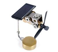 Jasaly Modello di Decorazione Solare DIY con Pale del Ventilatore, Modello in Metallo, Modello Dimostrativo per L'Istruzione Scientifica