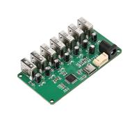 Jasaly Modulo HUB USB 2.0 di Tipo C DC5V da 1 A 7 Porte Modulo di Espansione Splitter USB A Sette Porte con LED 480 Mbps
