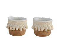 Jasaly Portapennelli per il Trucco, Pettine, Mini Cestino Portaoggetti In Stile Boho, Utilizzato per Contenitore per Penne e Matite B