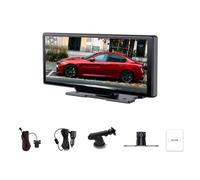 Jasaly Schermo CarPlay Wireless per Auto, Schermo Portatile per Auto Wireless Android IPS da 10,26 Pollici, Registratore di Guida con Fotocamera