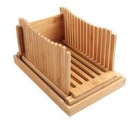 Jasaly Tagliere per pane in legno di bambù, per pane fatto in casa, spessore regolabile, per torte