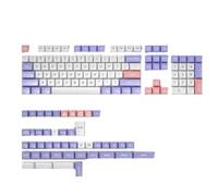 Jasaly Tastiera a 150 PBT Double-Shot Keycaps DSA PBT Profile Keycaps per Cherry MX Switch Tastiera da gioco meccanica A