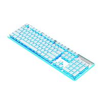 Jasaly Tastiera Meccanica Cablata LED Tastiera Silenziosa Tastiera Da Gioco Impermeabile Anti-Slide 104 Luminosi Tastiere B